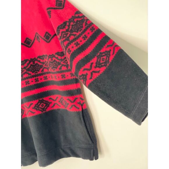 Catalina Fleece Pullover Women's Medium-Large with pockets Southwestern Boho h12 - Picture 7 of 12